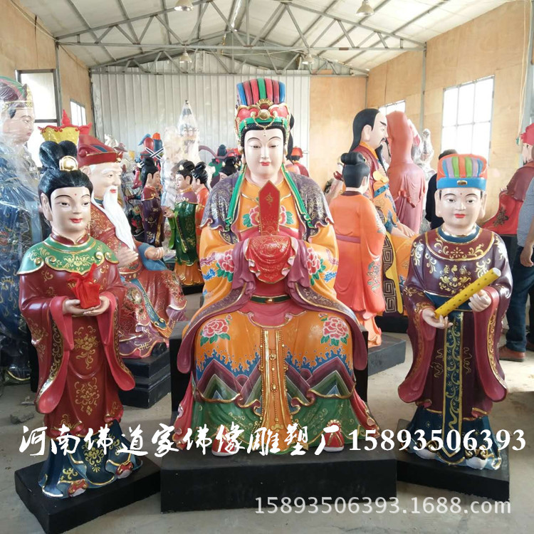 佛像厂家批发 泰山老母神像碧霞元君 泰山奶奶像泰山圣母像