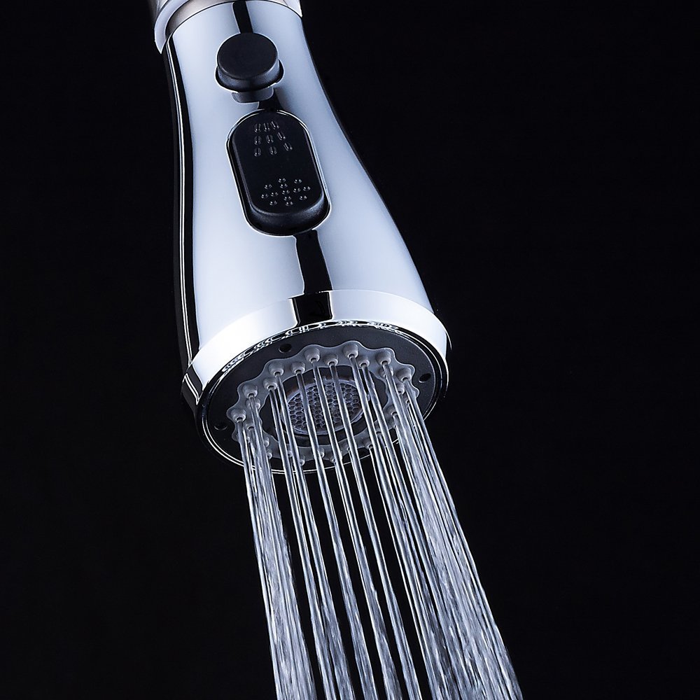 Factory bathroom sink, pull-out faucet, pull-out kitchen showerhead, three-function, can pause the pull-out showerhead undefined