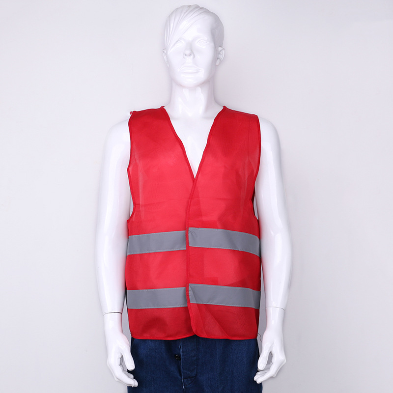 Chaleco de ropa de trabajo reflectante impreso Chaleco de herramientas de saneamiento de seguridad reflectante de servicio nocturno chaleco reflectante