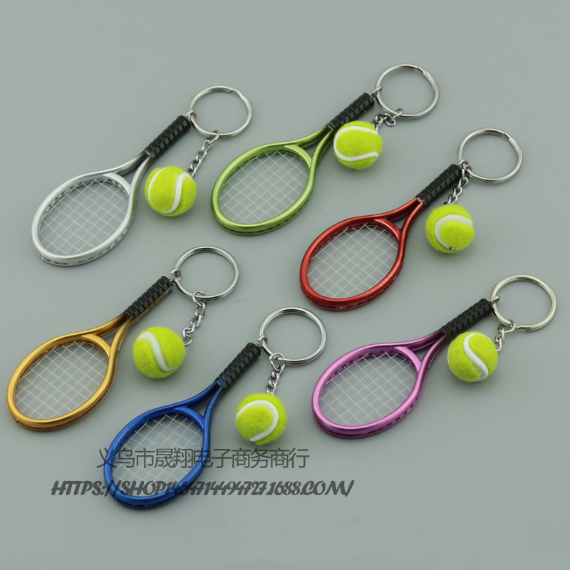 Creative tennis keychain, accessory, Birthday gift