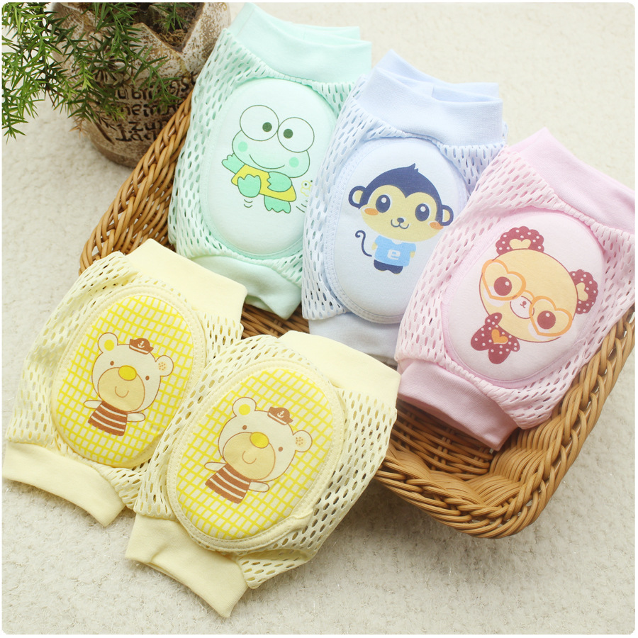 Hefei Baby Source of goods baby thickening crawl Knee pads children Spring and summer child baby sponge knee