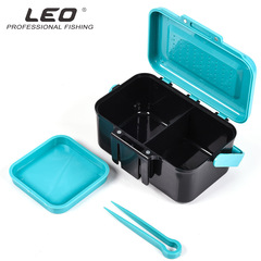 27778 LEO [Blue handle hanging waist live bait box] Earthworm red worm bait box with clip fishing gear accessories box