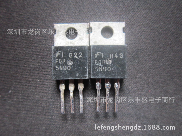 FQP5N90 拆机飞兆 TO-220 5.4A 900V N通道 MOSFET