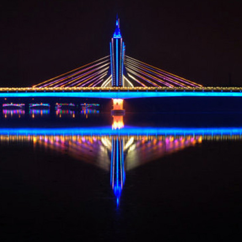 ���ƴ��Ϳ纣�ƹ�����LED���������¥����������װ�ε�Ч��