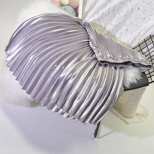Fashionable summer retro pleated skirt