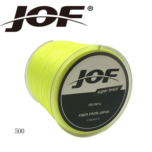 JOF Xinli fishing gear 8 braid PE strong horse fishing line 500 meters anti-biting line fishing line fishing line wholesale cross-border