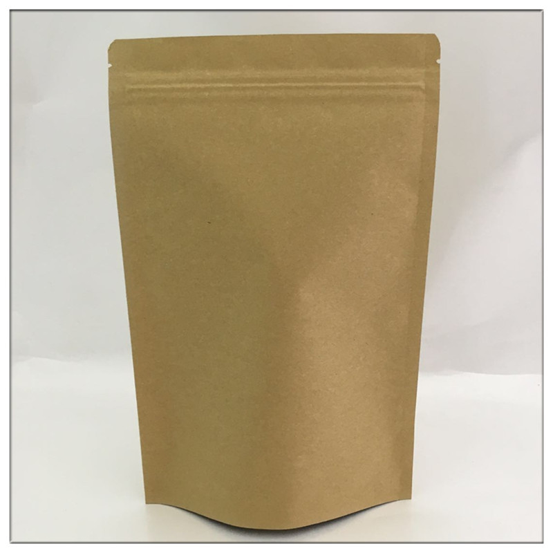 休闲食品包装袋 自封自立袋 牛皮纸铝箔立体拉链袋 防潮咖啡袋厂