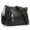 Fashionable leather shoulder bag, one-shoulder bag, Korean style, cowhide, genuine leather