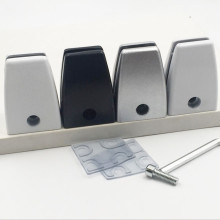 桌面屏风玻璃夹 挡板夹 办公桌配件 ABS塑料屏风夹