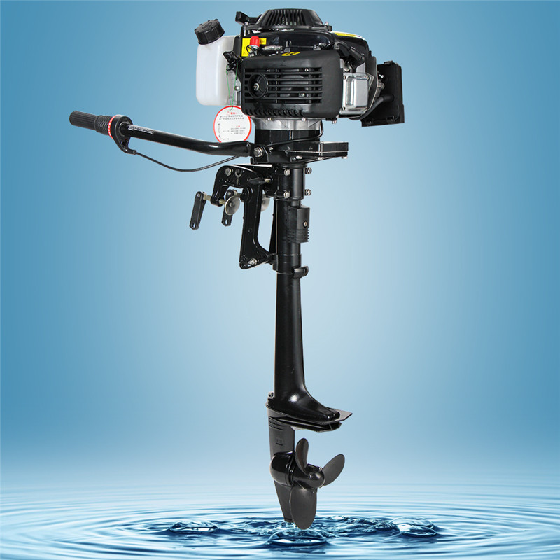Hangkai fishing Marine Propeller Fuel motor Outboard engine gasoline Rubber boat Hang up Four stroke