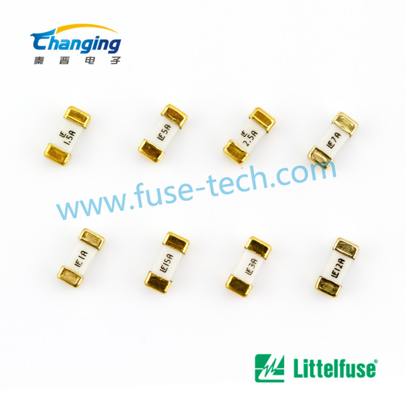 0451.375MRL 375MA 力特陶瓷贴片一次性熔断保险丝2410体积
