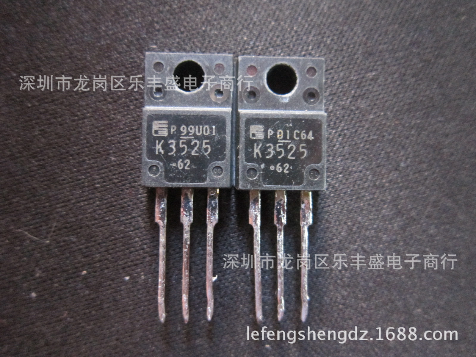 K3525 2SK3525-01MR 拆机件 TO-220F N沟道硅功率MOS 8A 600V