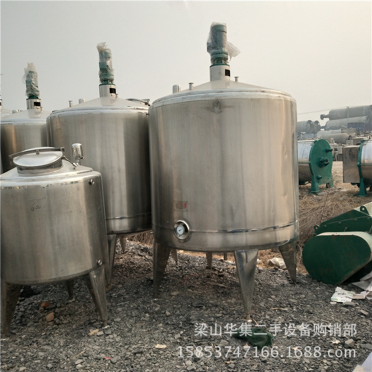哪里卖二手不锈钢搅拌罐 二手洗衣液搅拌罐多少钱 二手老化罐