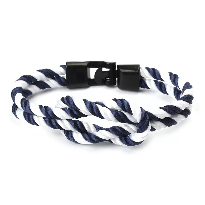 Brand nylon fashionable retro woven bracelet for men and women for beloved, simple and elegant design, Birthday gift