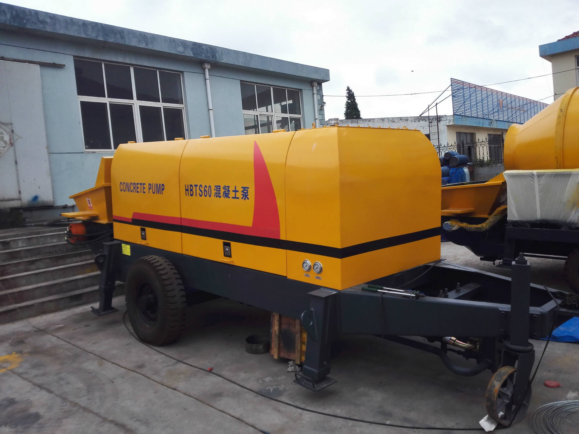 厂家混凝土泵 HBT60混凝土输送泵 地泵 拖泵 90千瓦泵机 地泵