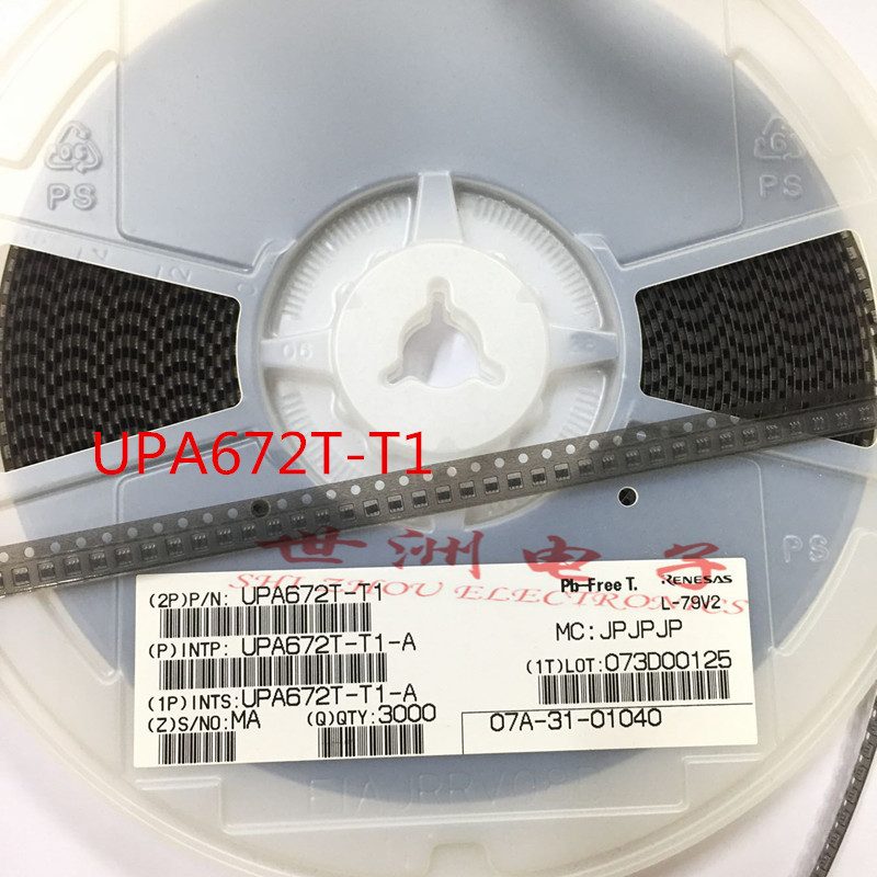 全新原装正品RENESAS NEC UPA672T-T1 SOT-363 丝印MA MOS三极管