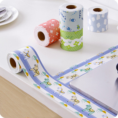 自粘水槽防水贴厨房洗菜盆吸湿防水贴浴室洗漱台洗脸盆静电吸水贴|ms