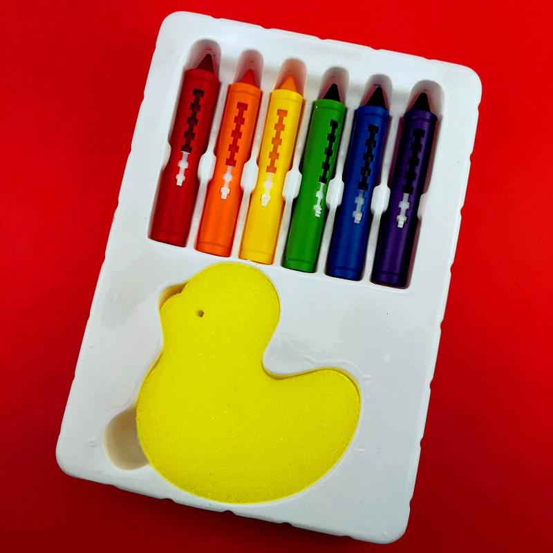 Children's crayons, 6 colors