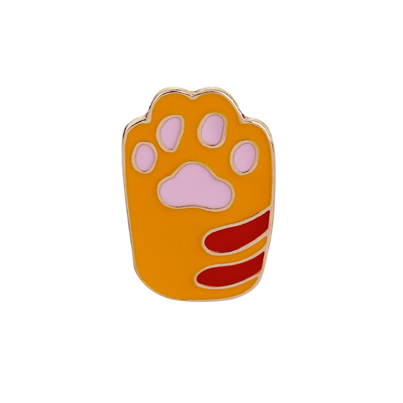 Broche de moda lindo perro mascota huella de gato broche de garra accesorios de venta caliente al por mayor nihaojewelrypicture8
