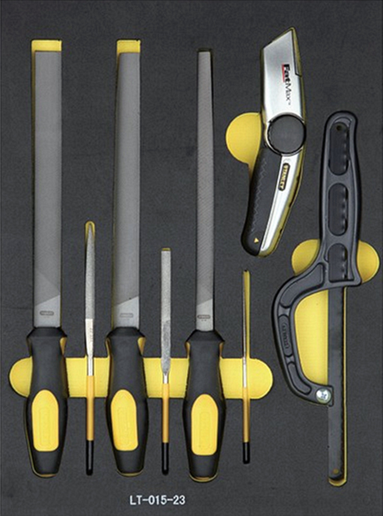史丹利 8件套切割修整工具托 钢锉割刀锯弓套装 LT-015-23