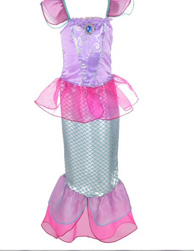 2019 Summer Children's Dress Thanksgiving Children's Day Performance Costume Mermaid Princess Dress Girls Dress