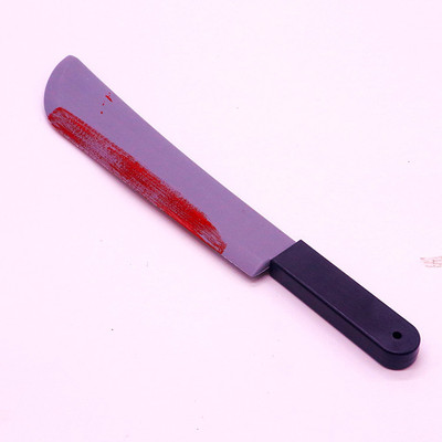 [万圣节整蛊玩具 带血西瓜刀批发鬼屋恐怖道具演出鬼屋鬼节用品] 万圣节整蛊玩具 带血西瓜刀批发鬼屋恐怖道具演出鬼屋鬼节用品