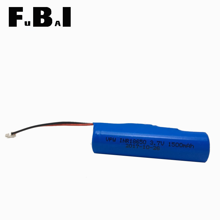 可OEM A品足容性能稳定 18650 3.7V 1000mAh 出线带插头 锂电池