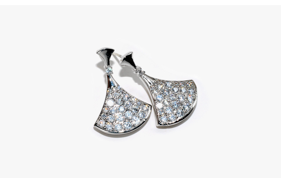 Copper Korea Geometric earring(Silver) NHLJ3785-Silver