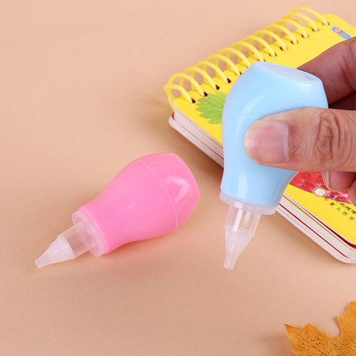 Manufacturer wholesale newborn baby supplies nasal aspirator pump type cold and snot clean one piece dropshipping