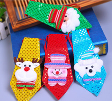 聖誕節裝飾用品成人兒童裝飾品小禮物創意小禮品不發光領帶領結