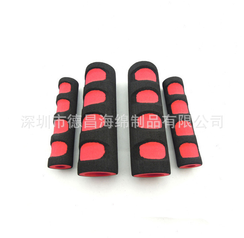 生产NBR彩色海绵套管 磨砂发泡海绵管 平磨橡塑手柄套 橡胶发泡管