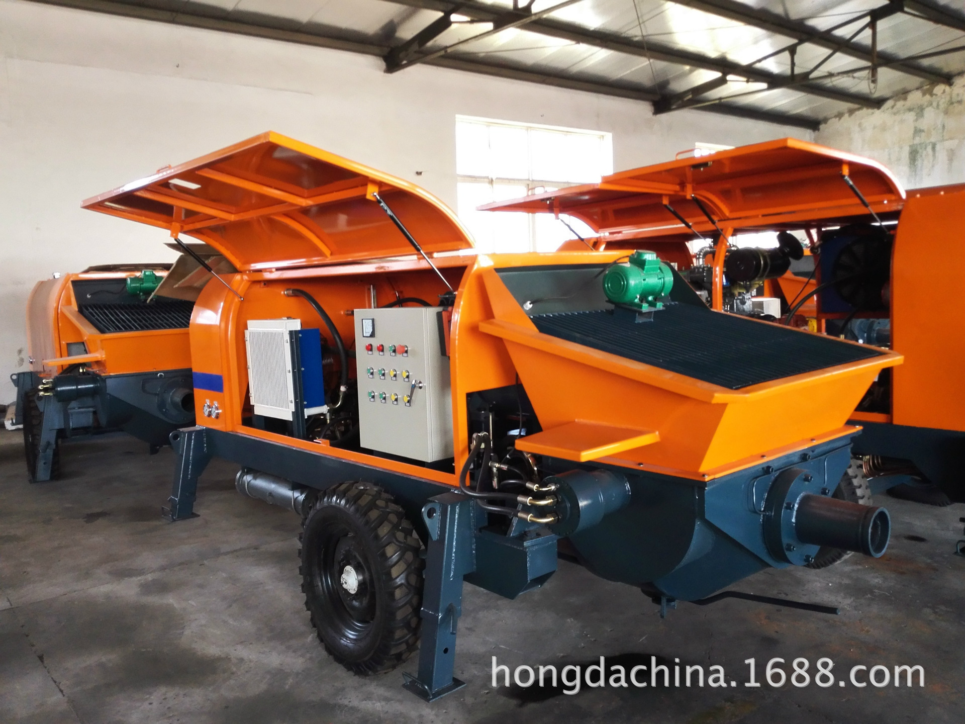 混凝土拖泵 混凝土砂浆输送泵 细石混凝土输送泵 车载式混凝土泵