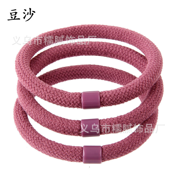 49# Bean Paste Mesh High Elastic Hair Rope