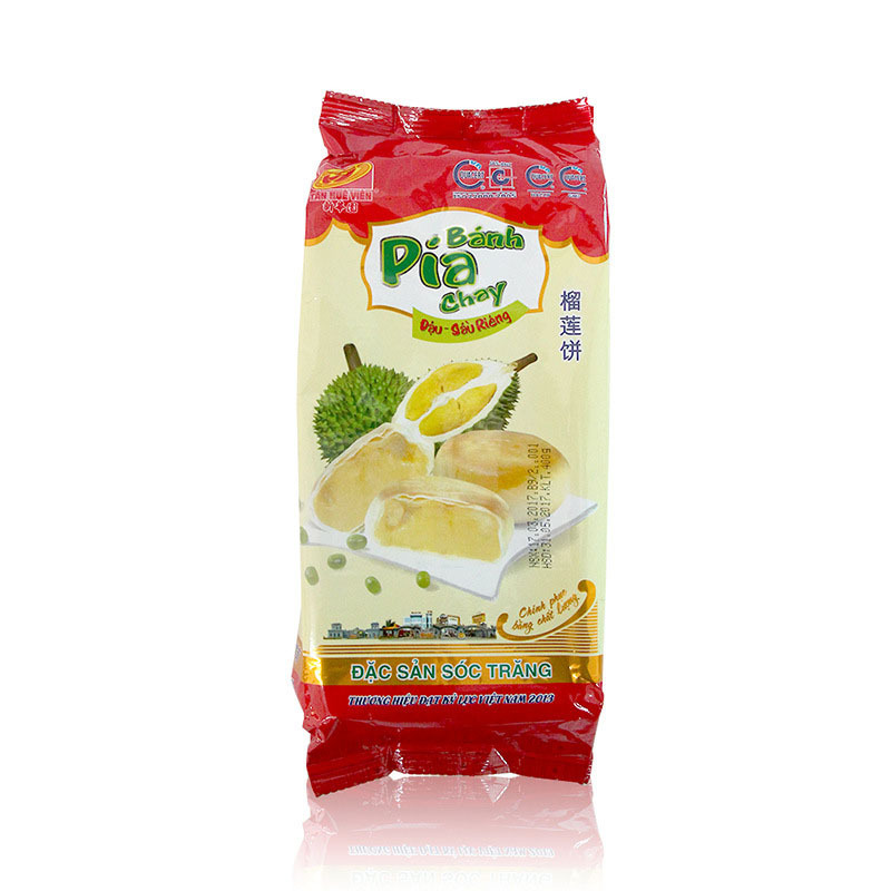 Vietnam Imported snacks New Huayuan Durian Durian Shortbread 400g Specialty snacks Snack foods wholesale