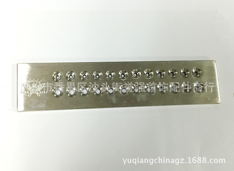 鹰牌圆形拉线板 拉丝板 24孔大号黄金银线拔线板 打金用2.70-5.00