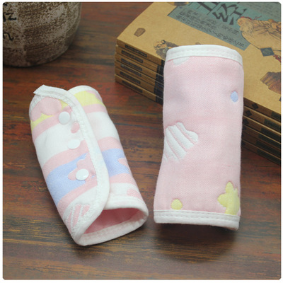 undefined6 Gauze pure cotton straps Saliva towel baby Haversack Matching Saliva towel baby security Mushroom Suck inundefined