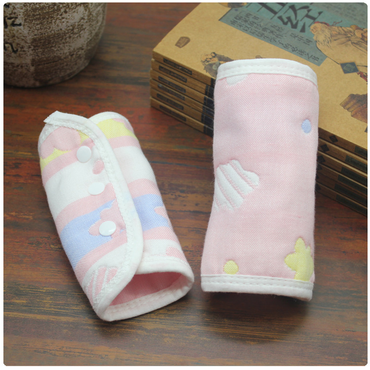 undefined6 Gauze pure cotton straps Saliva towel baby Haversack Matching Saliva towel baby security Mushroom Suck inundefined