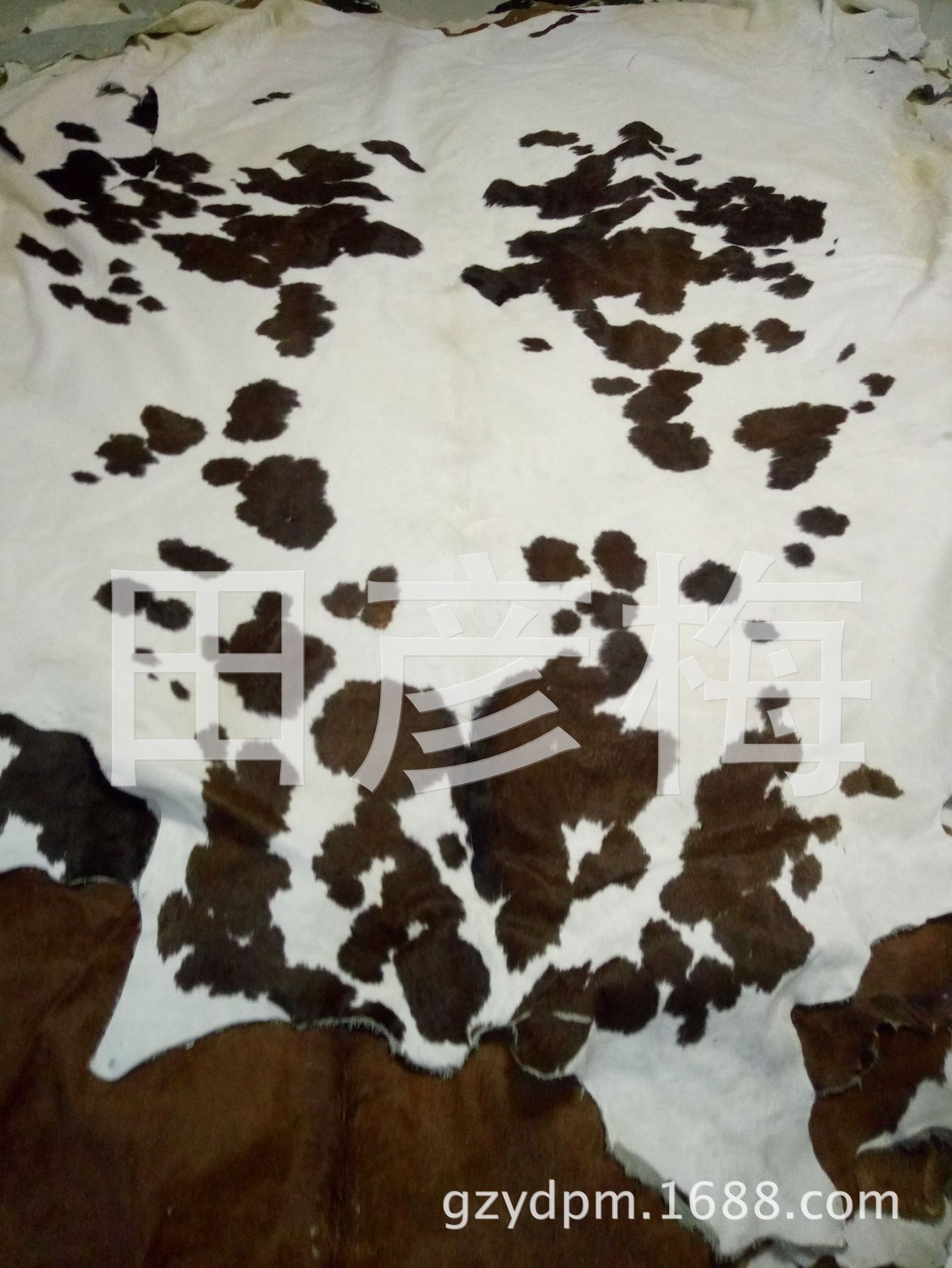 批发原色花纹整张奶牛 马毛皮革 靴子皮毛及辅料皮革
