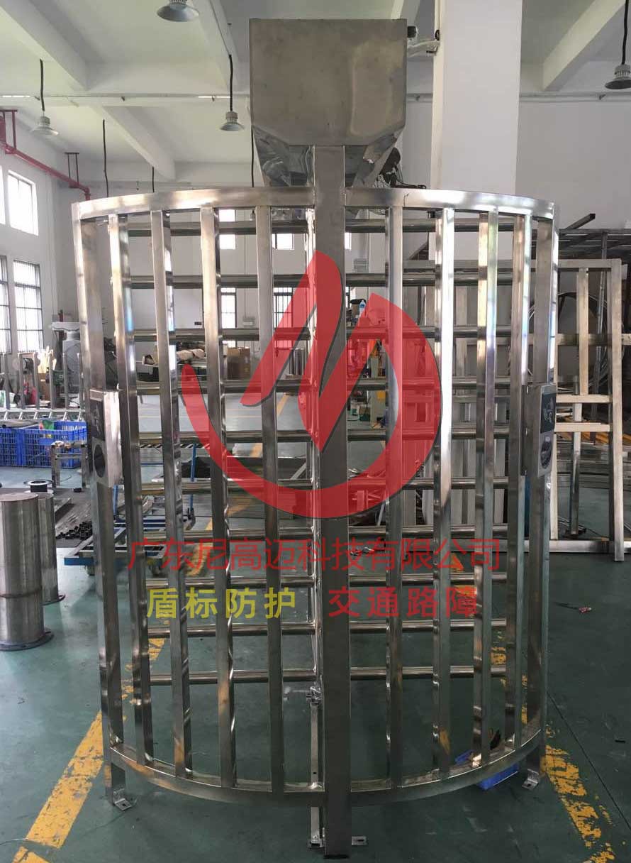 三翼不锈钢旋转闸 刷卡门禁旋转闸门 小区封闭式通道刷卡单人通行-阿里巴巴