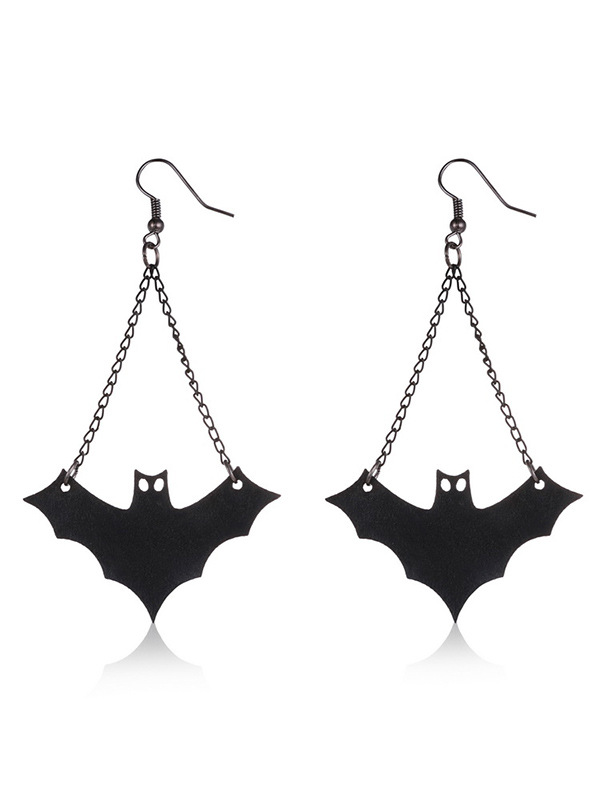 Creazioni festive, collana da donna retrò con colletto in pizzo a forma di pipistrello, accessori per gioielli di Halloween esagerati_voghion.com