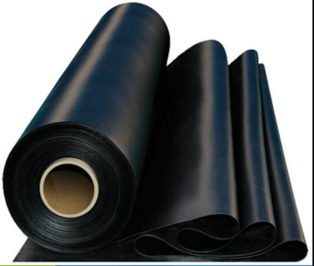 5mm厚防撞防砸加厚胶皮黑色绝缘橡胶板耐油耐磨减震垫工业防滑