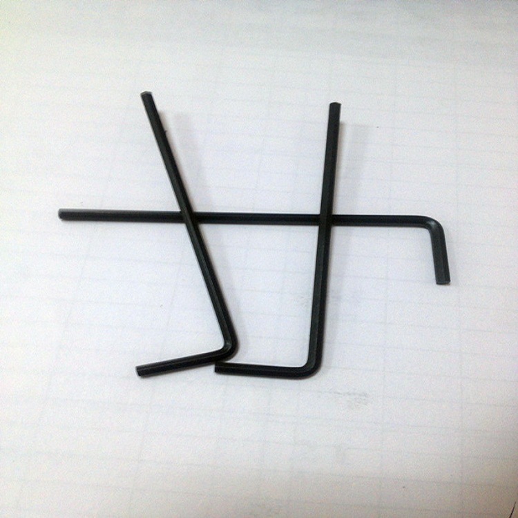 厂家生产销售 L型内六角 加硬淬火扳手M3*23*93（外量）