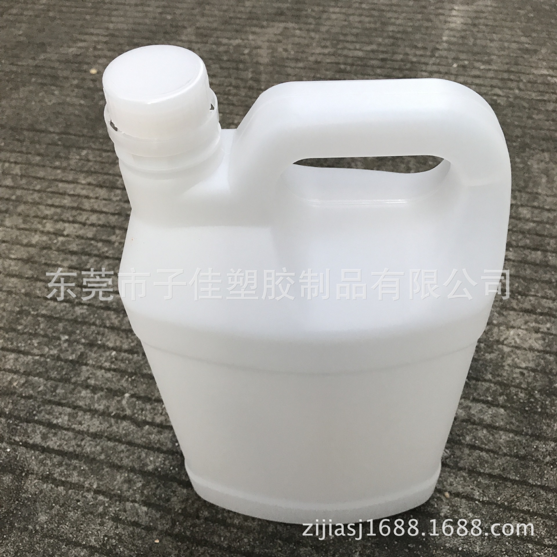 供应5kg蓝色塑胶液体收纳桶 5kg白色手提扁罐 新料食品级包装桶