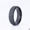 Fashionable matte ring from pearl stainless steel suitable for men and women, simple and elegant design, wholesale