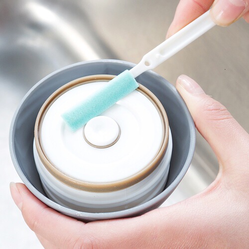 [Three-piece set] Kettle cleaning brush, bottle decontamination cup washing brush set, sink gap cleaning brush
