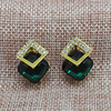 Universal earrings, crystal earings, Korean style, simple and elegant design
