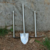 Stainless steel garden shovel multi -functional garden pentalum outdoor spiked small iron 锹 锹 不 不 锹 不 不 不 不 不 不