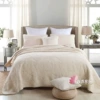 Beige palm leaves