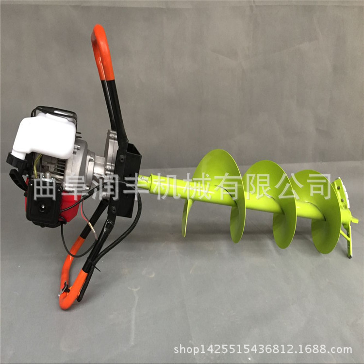 日照植树挖坑机 加长钻头挖坑机