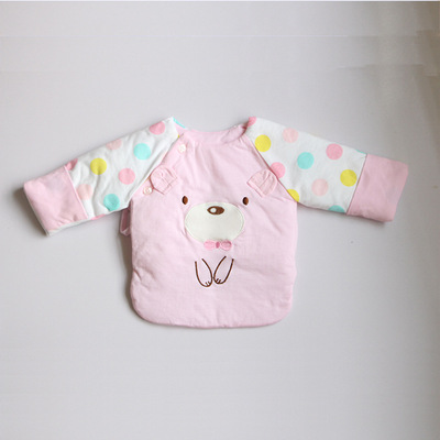 新生儿衣服冬季半背衣秋冬初生婴儿秋衣上衣0-3月纯棉和尚服保暖
